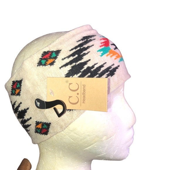 Southwestern Aztec Print Winter Ear Warmers Knit Headbands HeadWr - Picture 10 of 11